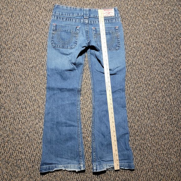 True Religion Horseshoe Pocket Sammy Jeans Size 27 Designer Denim Luxury Denim - Picture 13 of 16